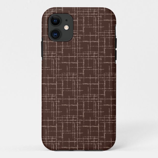 Textured brown.  Case-Mate iPhone case (Back)