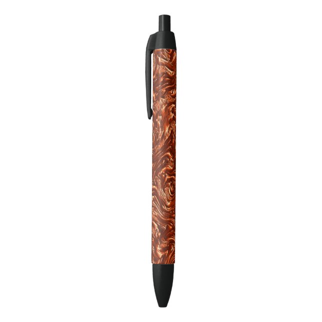 Textured brown terracotta pen (Top (Vertical))