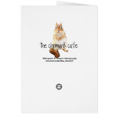 Textured Butterfly "Schmetterling" Card (Back)