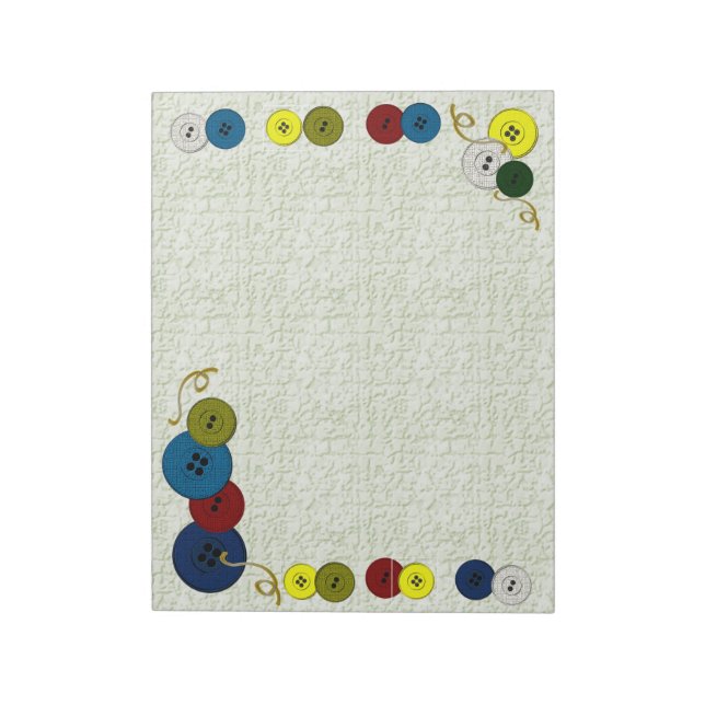Textured Buttons Notepad (Rotated)