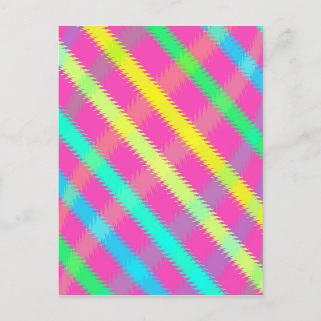 Textured Check Postcard (Front)