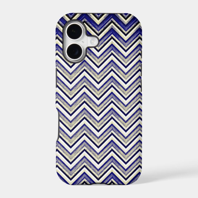 textured chevron design iphone case (Back)
