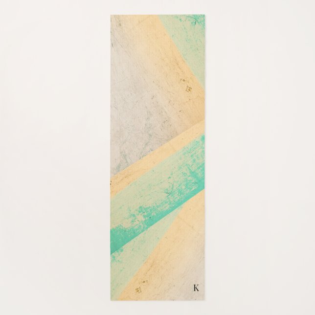 Textured Chic Custom Personalized Yoga Mat (Back)