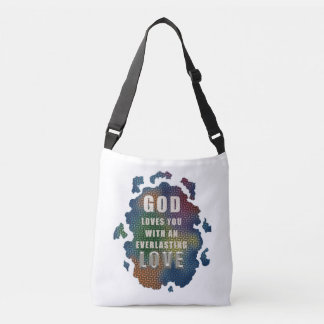 "Textured Cloth of Divine Love" Crossbody Bag