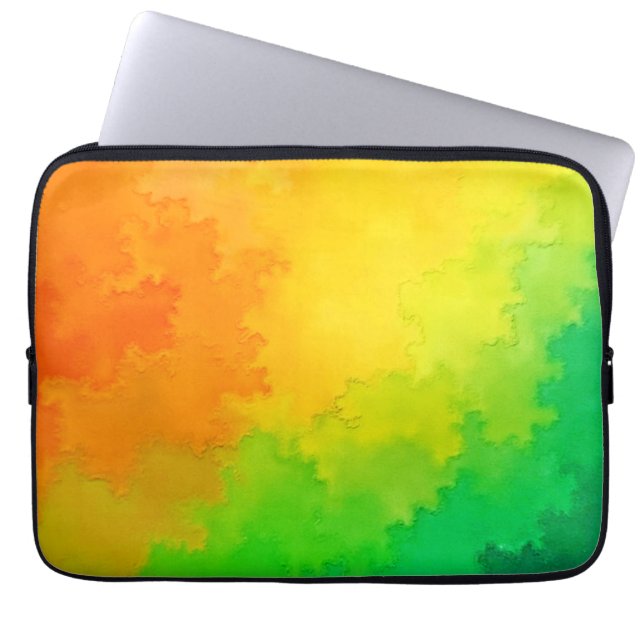 Textured Color Blend Laptop Sleeve (Front)