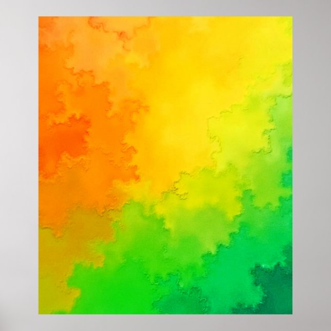 Textured Color Blend Poster (Front)