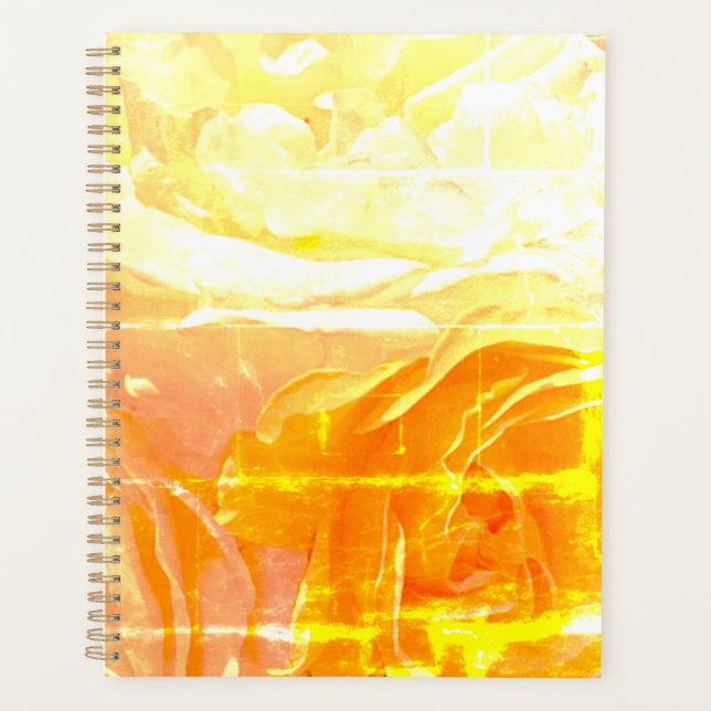 Textured Colors Rose Planner (Front)
