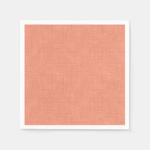 Textured coral "soothing coral". popular solid napkins