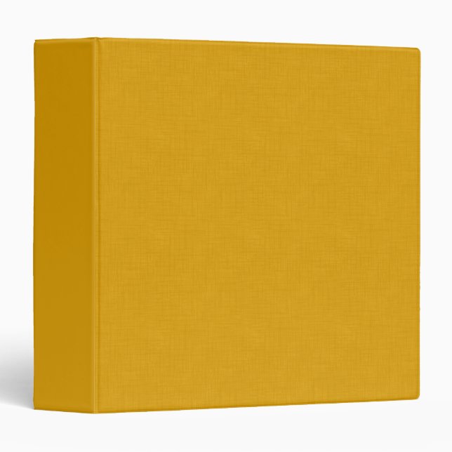 Textured  Dark Gold 3 Ring Binder (Front/Spine)