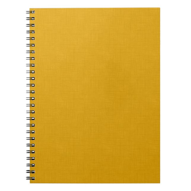 Textured  Dark Gold Notebook (Front)