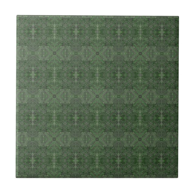 Textured dark gray-green.  ceramic tile (Front)