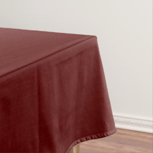 Textured dark red, red-brown.  tablecloth