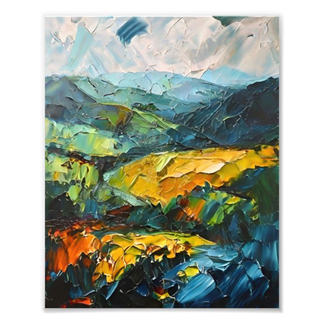 Textured Dreamscape Photo Print (Front)