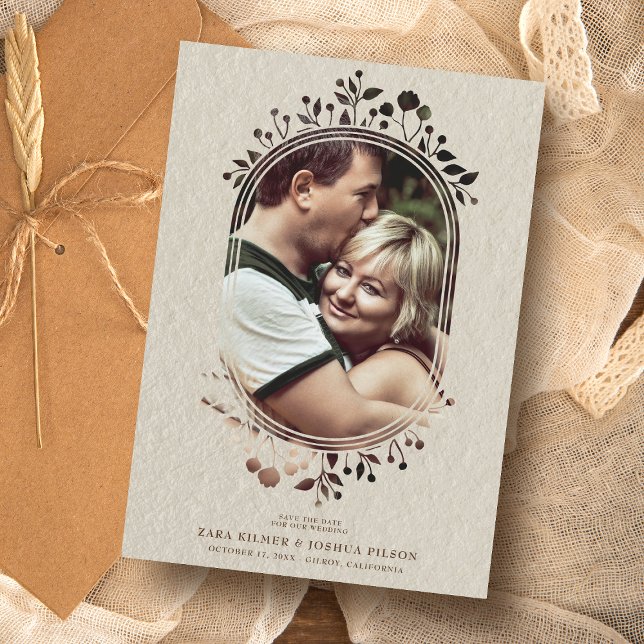 Textured Effect Wedding Fancy Branches Frame Photo (Creator Uploaded)