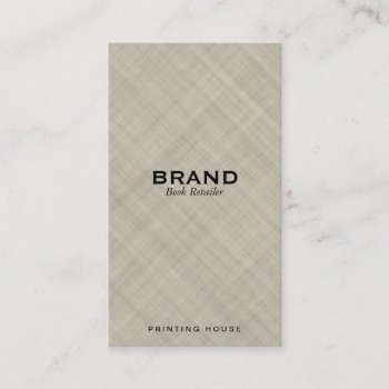 Textured Fabric Business Card by lovely_businesscards at Zazzle