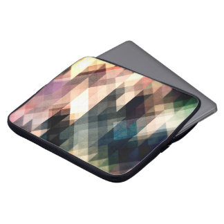 Textured Geometric Abstract Laptop Sleeve