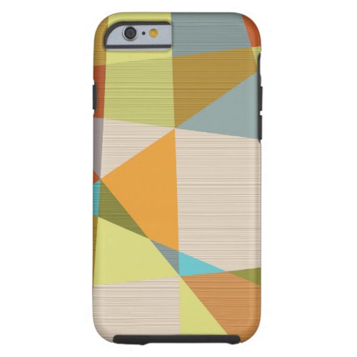 Textured Geometric Pattern Tough iPhone 6 Case