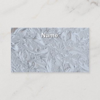 Textured Glass Business Card by ArtByApril at Zazzle
