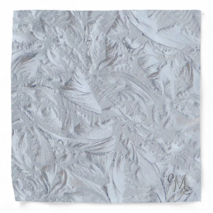 Textured Glass Monogrammed Bandana