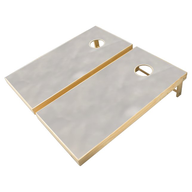 Textured Gray  Cornhole Set (Angled)