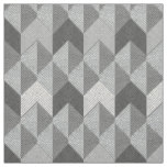 Textured gray geometric. fabric