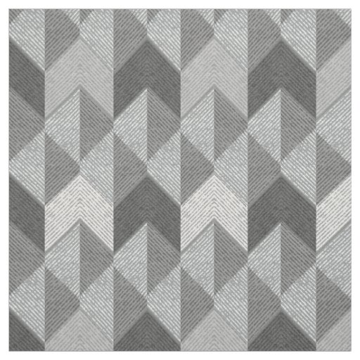 Textured gray geometric. fabric
