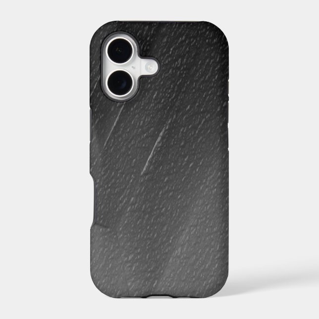 Textured gray print iphone case (Back)