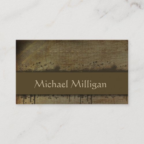Textured Grunge Business Card