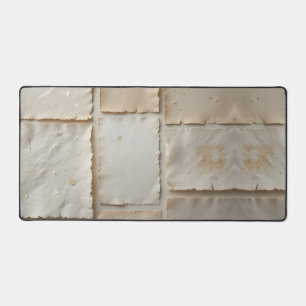 Textured Handmade Paper Flat Lay Desk Mat