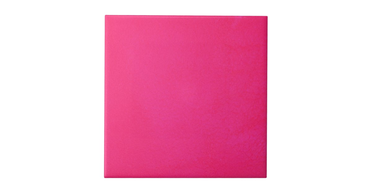 Textured Hot Pink Ceramic Tile Zazzle Com