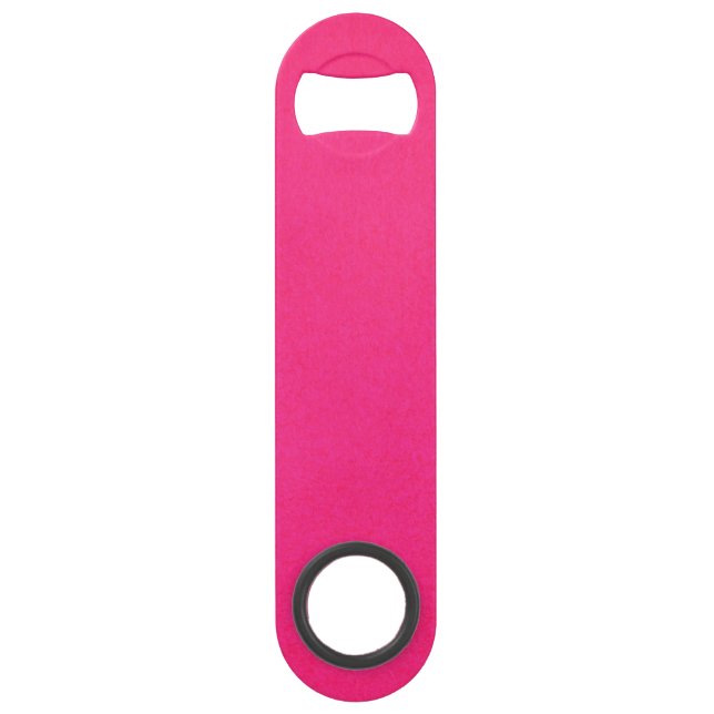 Textured Hot Pink Speed Bottle Opener (Back)