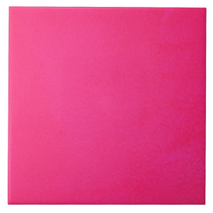 Hot Pink Decorative Ceramic Tiles | Zazzle