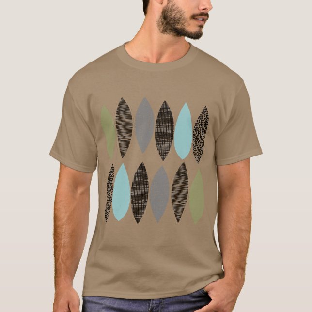 Textured Leaves 01 T-Shirt (Front)
