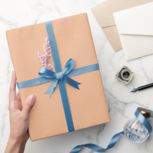 Textured Light Orange Wrapping Paper