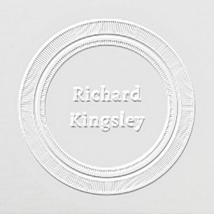 Textured Lined Circle Embosser