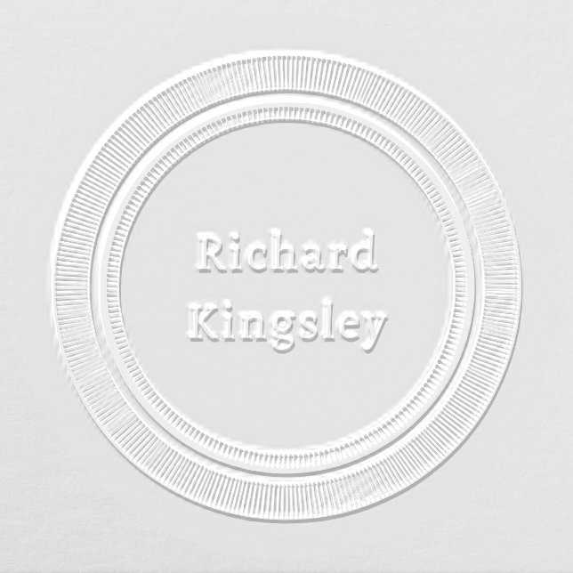 Textured Lined Circle Embosser (Design)
