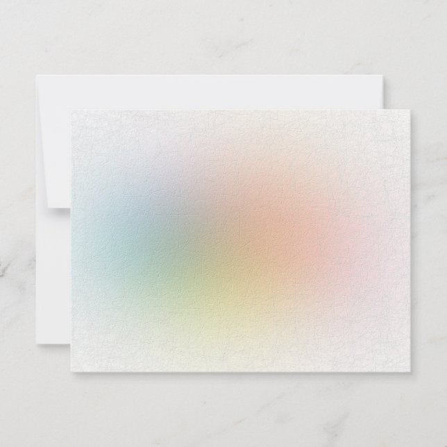 Textured Look Abstract Colorful Blank Modern Note Card (Front)