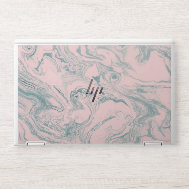 Textured Marble Laptop Cover HP Laptop Skin (Front)