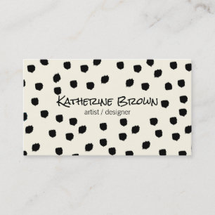 Textured Marks / Expressive Business Card