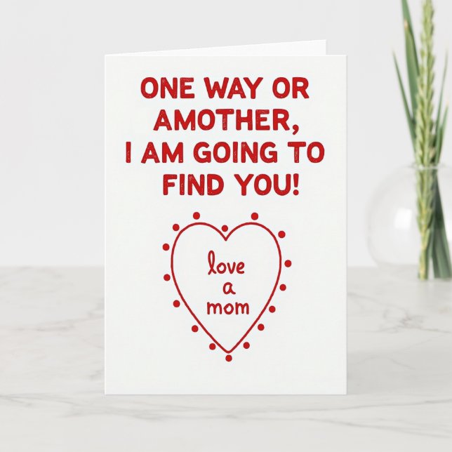 Textured Maternal Love Card (Front)