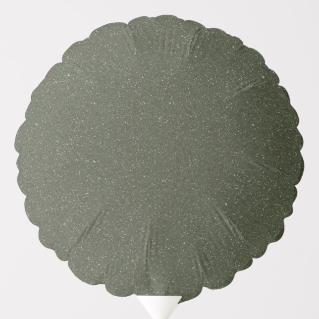 Textured Moss Green Balloon – Customizable (Front)