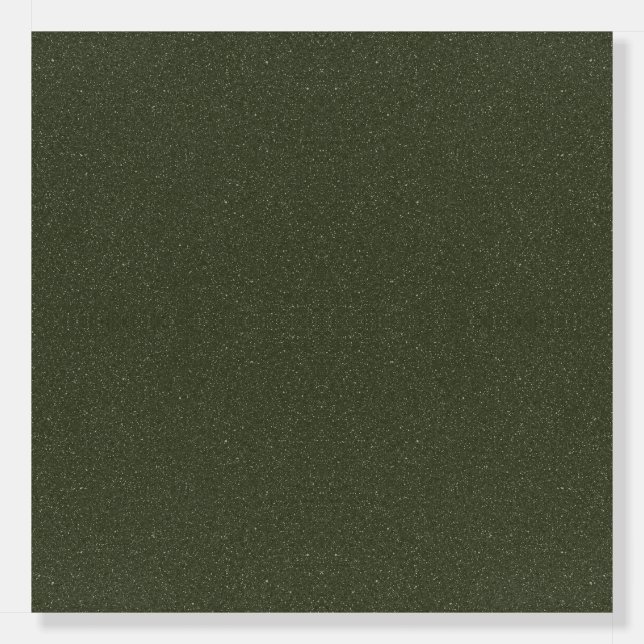 Textured Moss Green Custom Foam Board (Front)