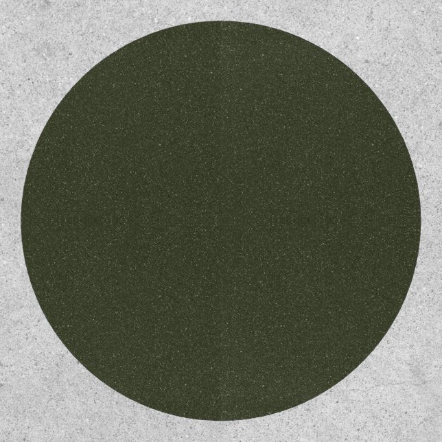 Textured Moss Green Custom Patch (Front)