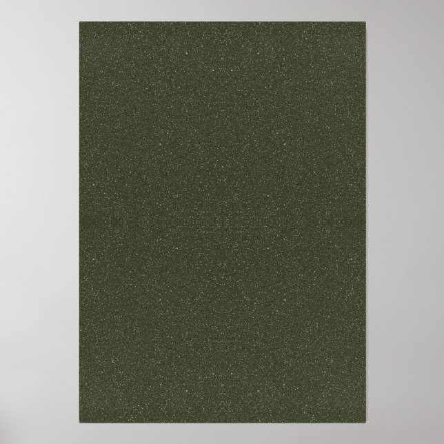 Textured Moss Green Custom Poster Print Holder (Front)