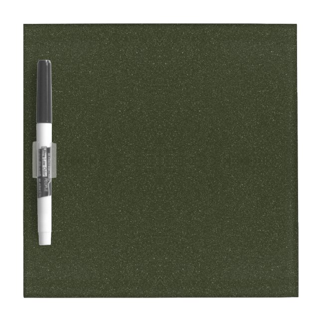 Textured Moss Green Dry Erase Board – Customizable (Front)