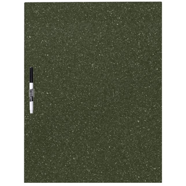 Textured Moss Green Dry Erase Board – Customizable (Front)
