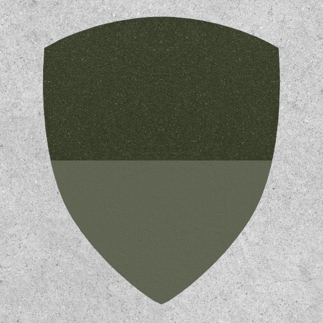 Textured Moss Green Emblem Patch – Customizable (Front)