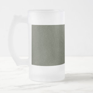 Textured Moss Green Frosted Beer Mug – Customize