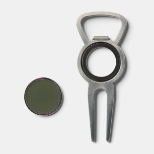 Textured Moss Green Golf Divot Tool Set - Custom