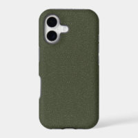 Textured Moss Green iPhone 11 Case – Customizable